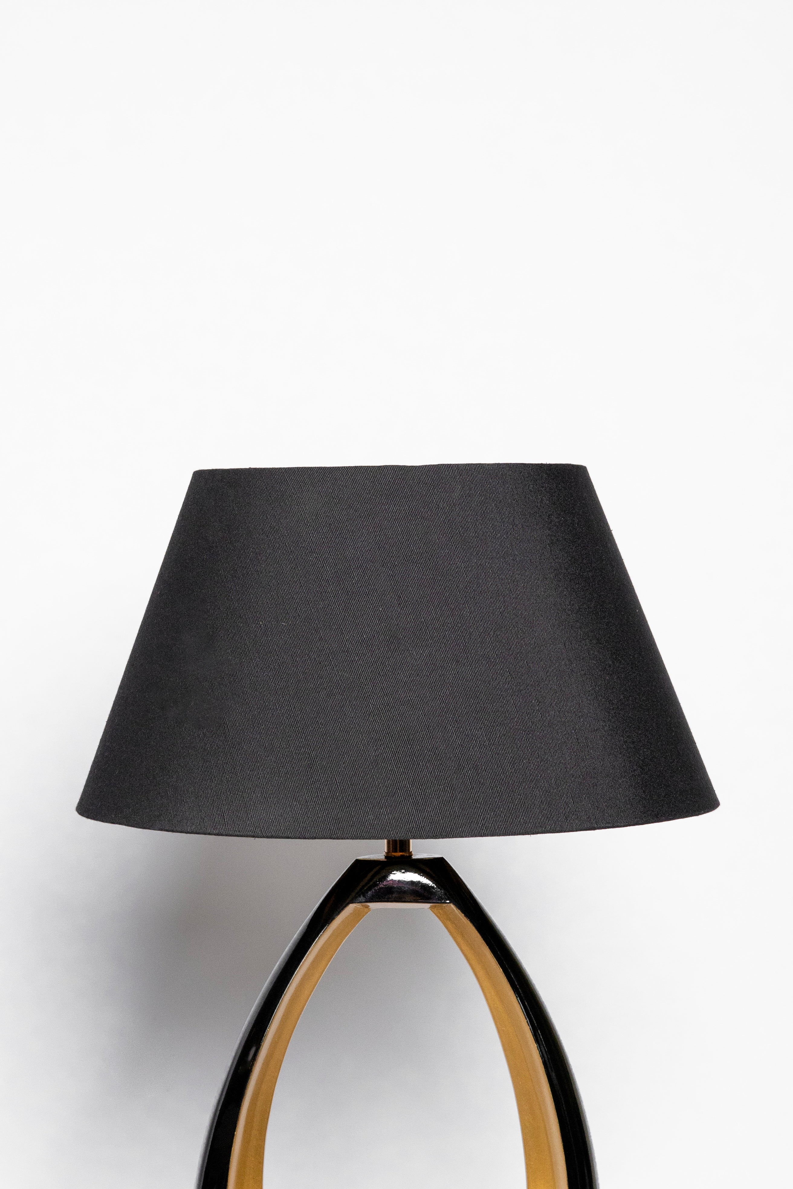 Infinity Glow Table Lamp - Black & Gold