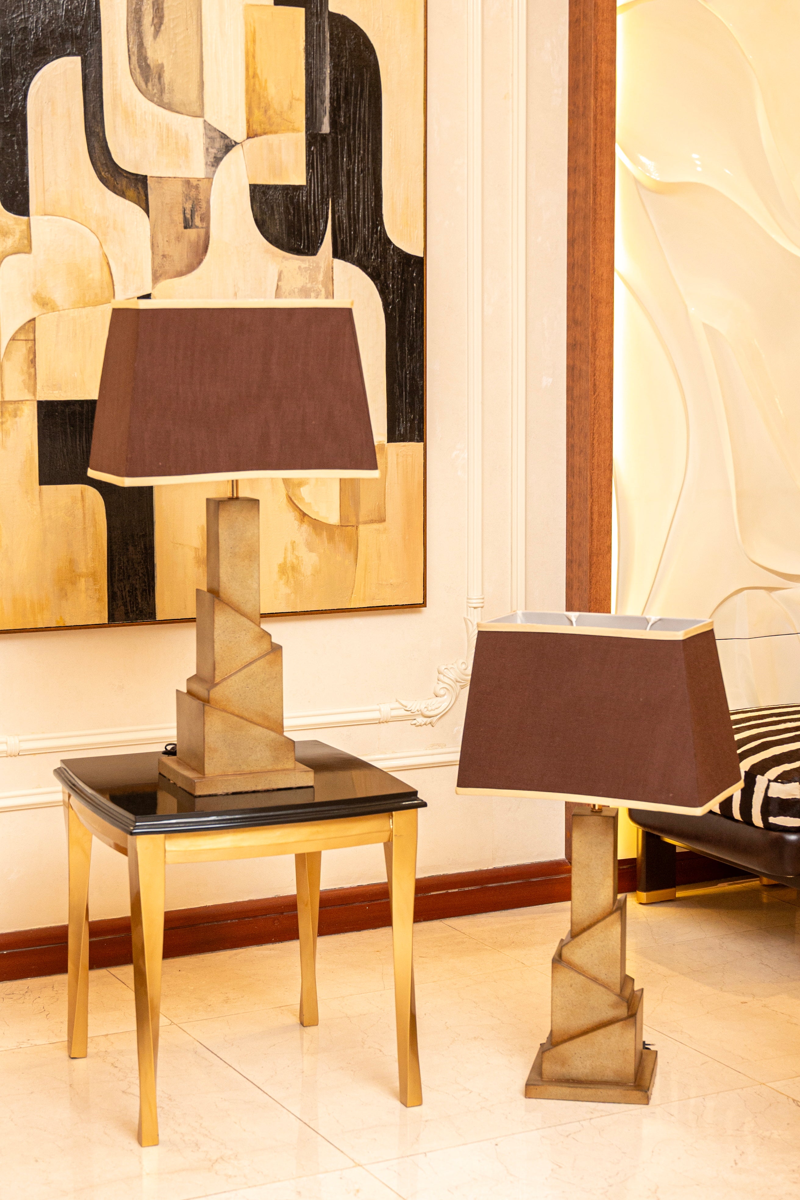 Empire Steps Trendy Table Lamp