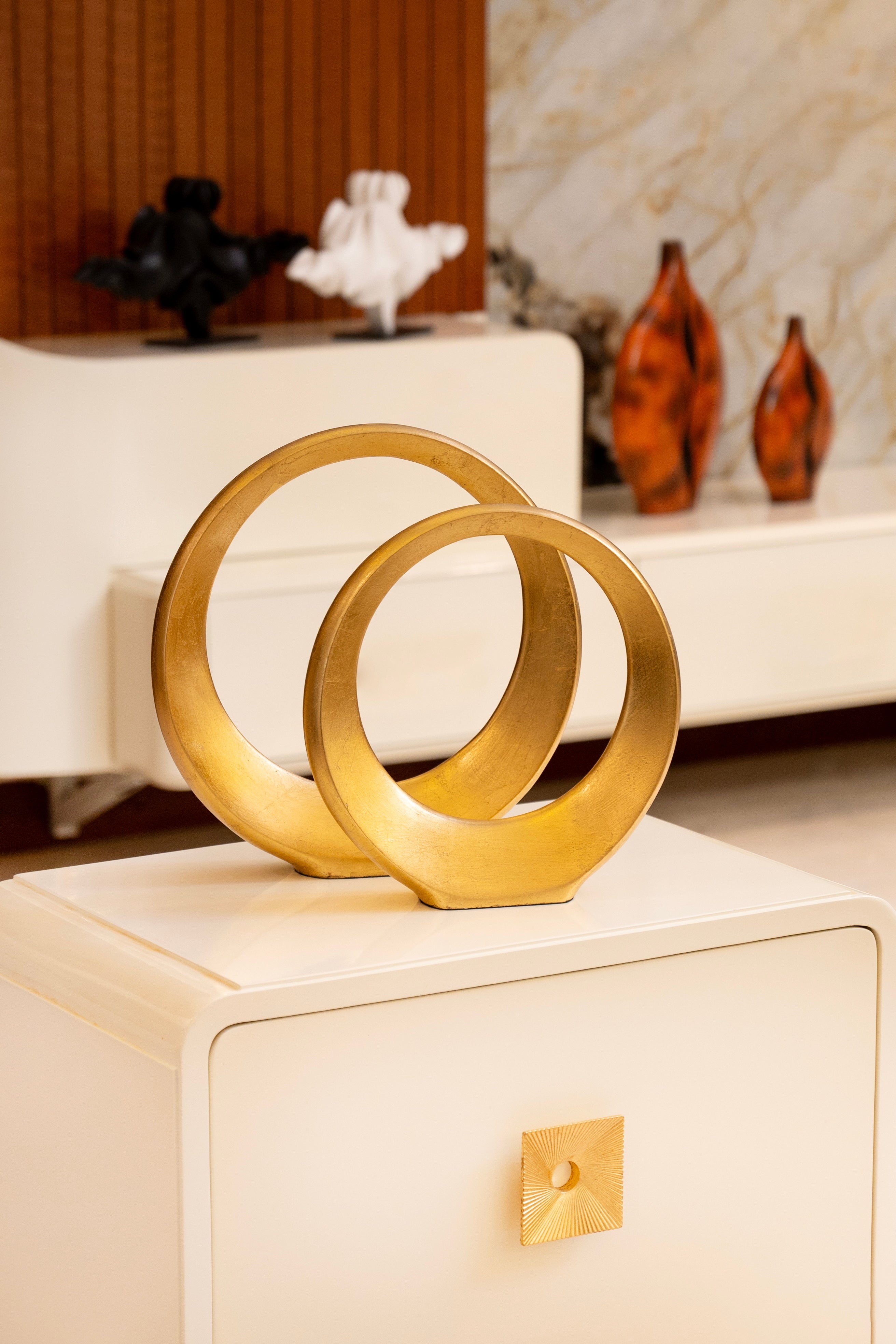 Infinity Rings Artifact | Modern Resin Decor