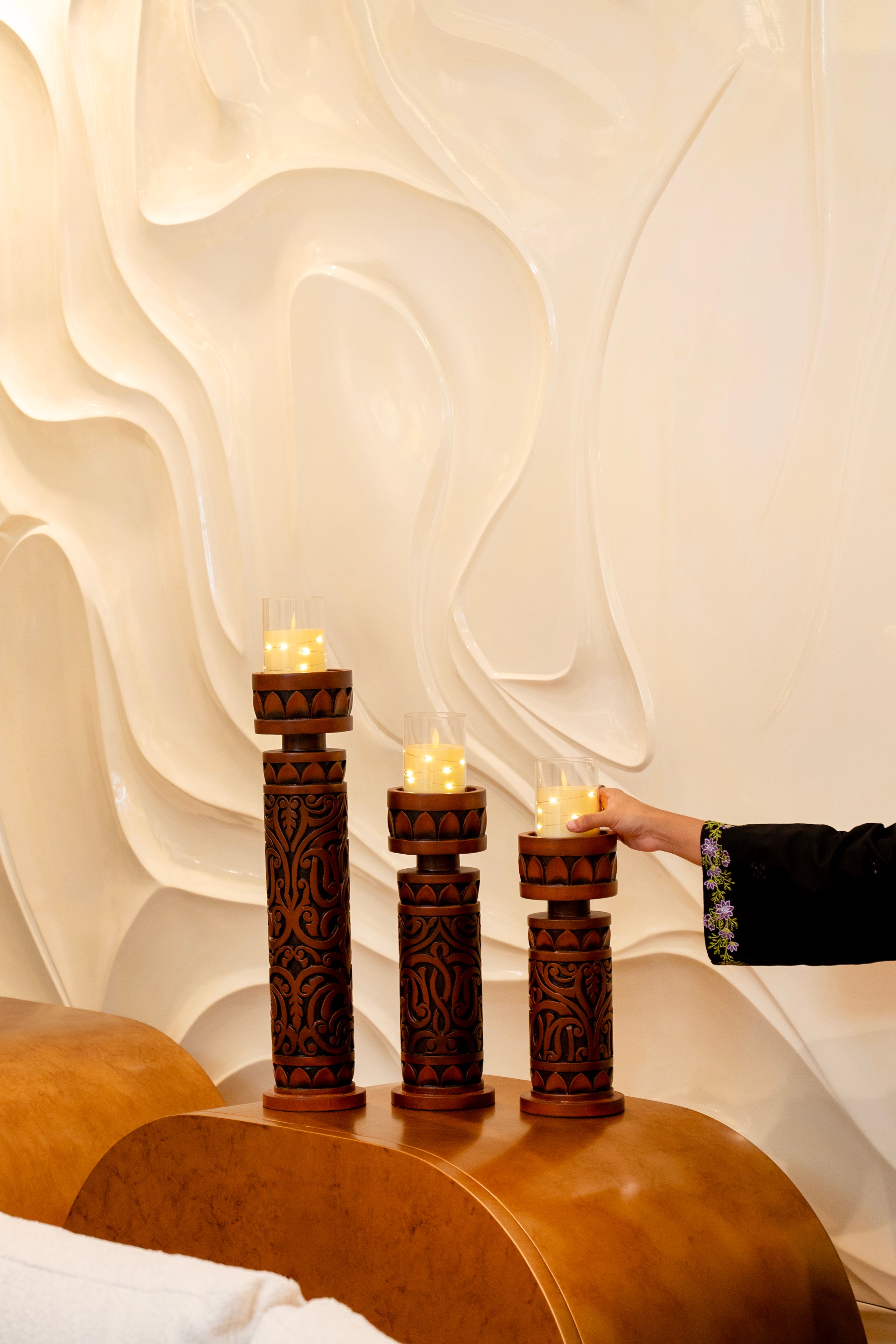 Nova Flame Holders (Set of 3)