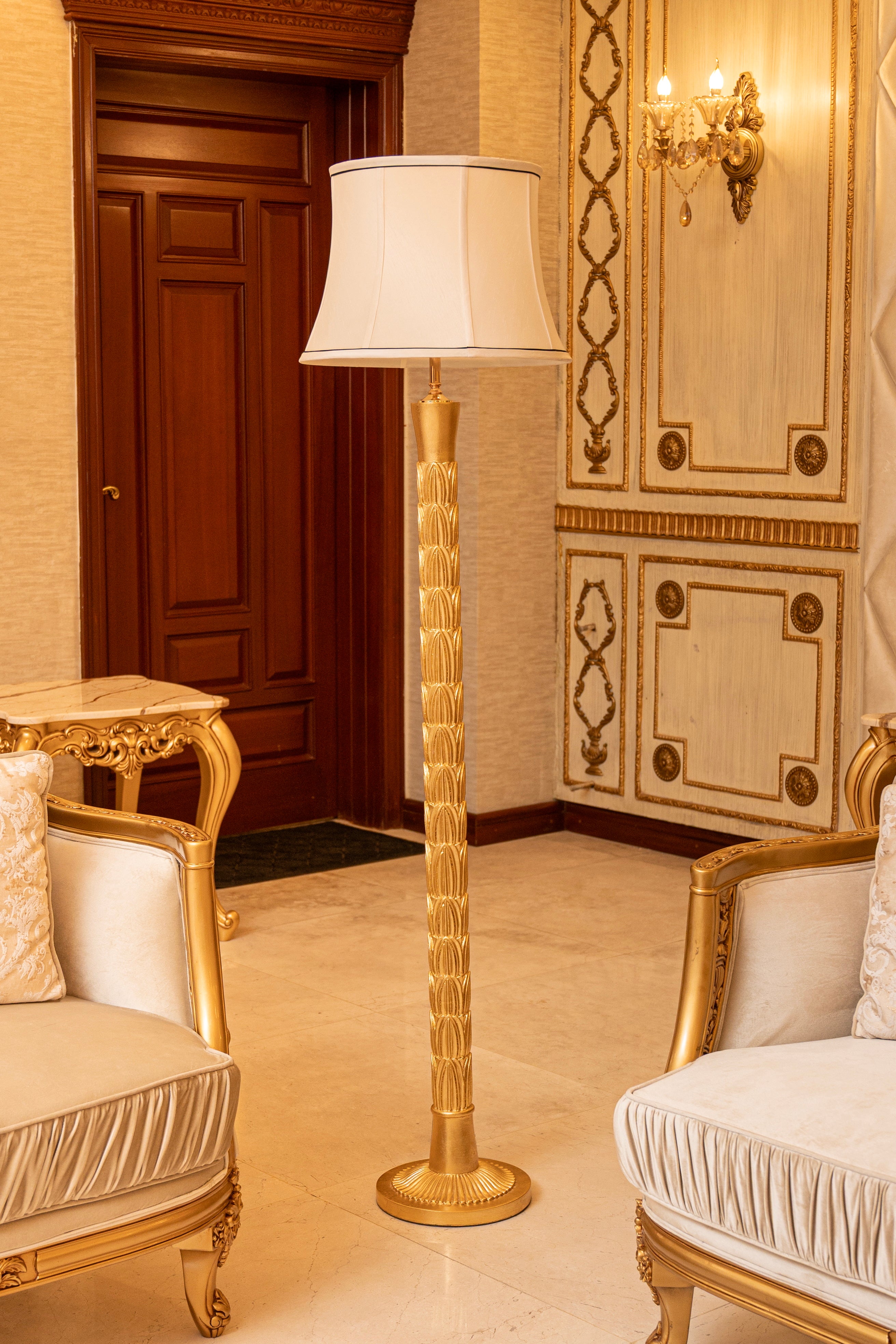 Eternal Glow Classic Resin Floor Lamp