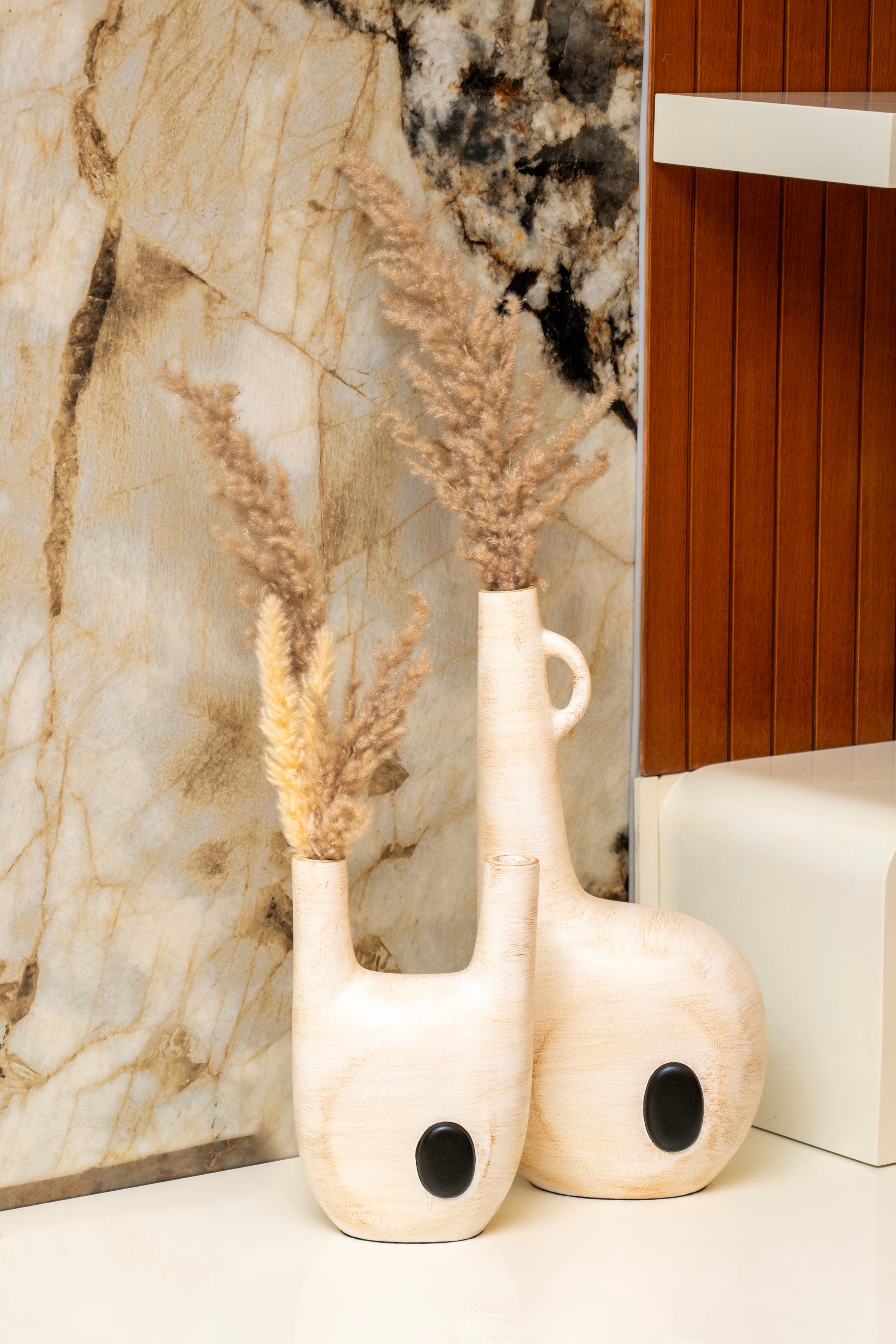 Earth Mark Abstract Sculptural Vase