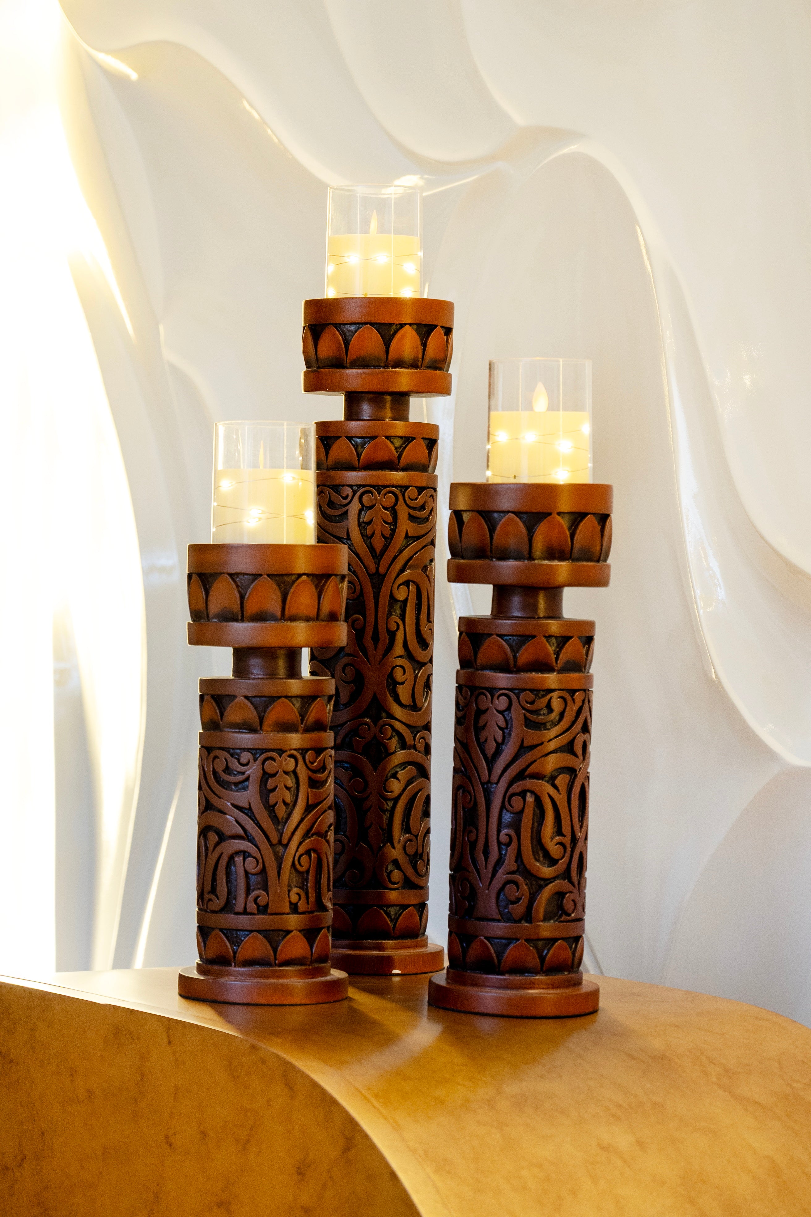 Nova Flame Holders (Set of 3)