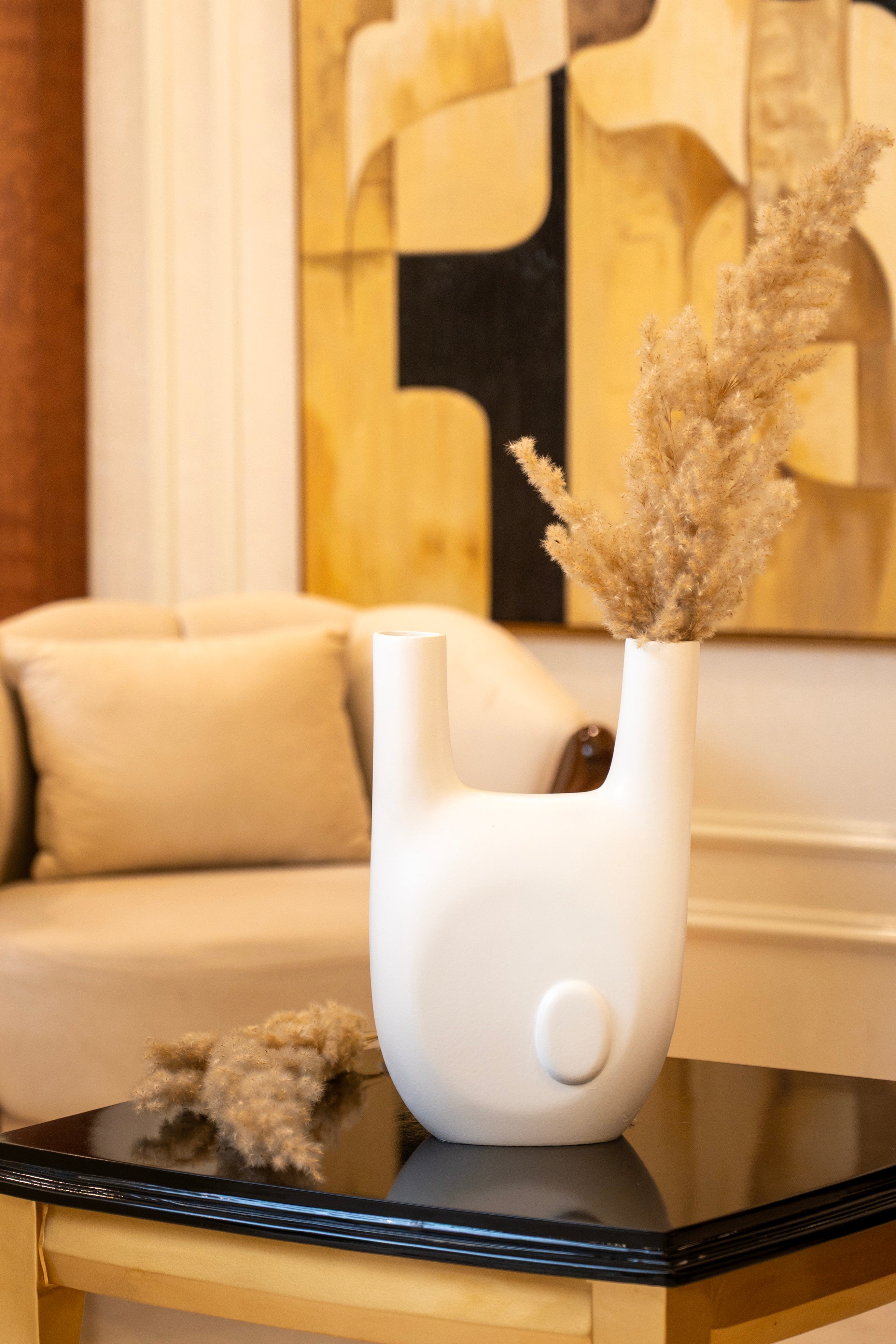 Earth Mark Abstract Sculptural Vase