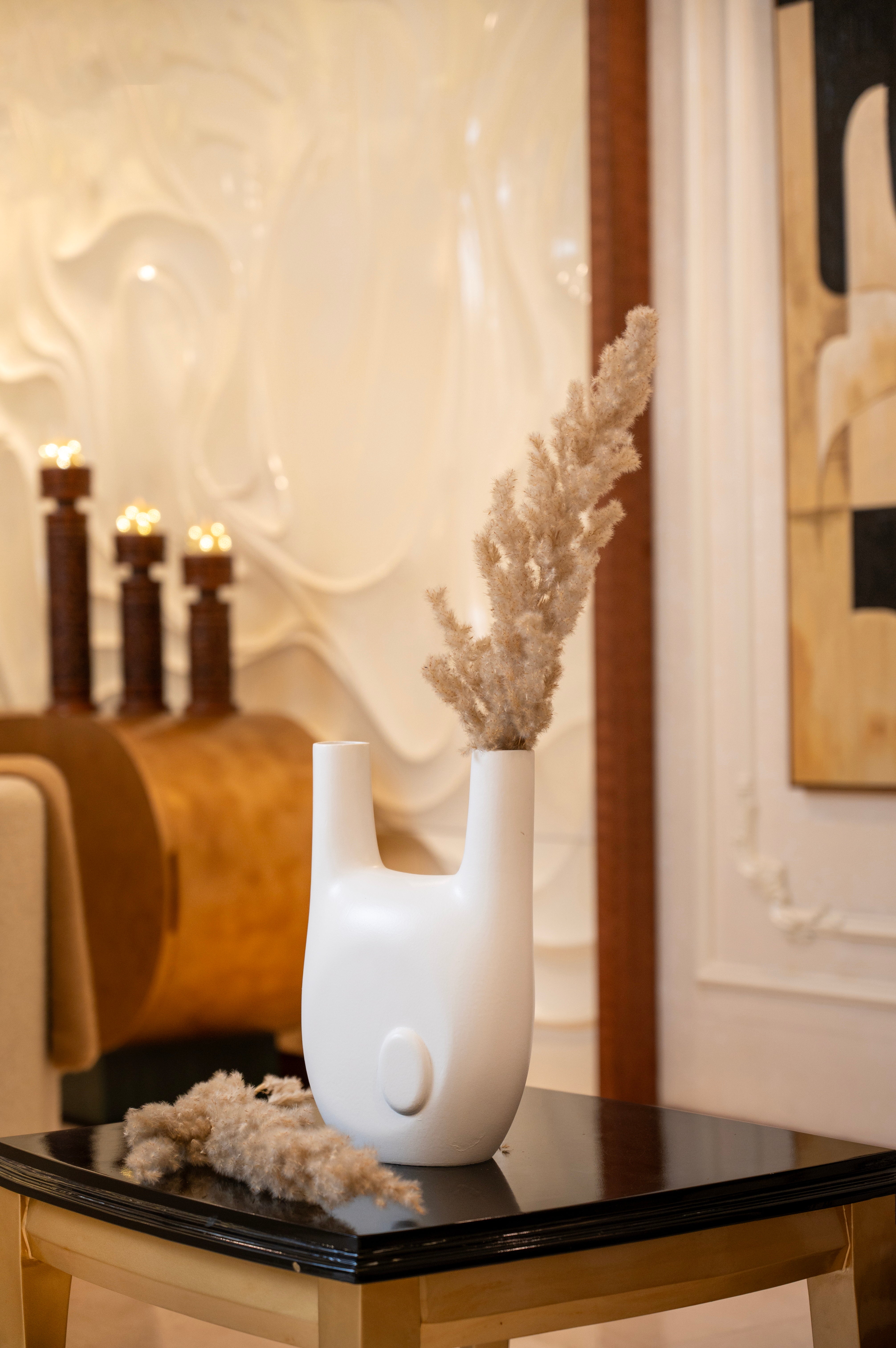 Earth Mark Abstract Sculptural Vase