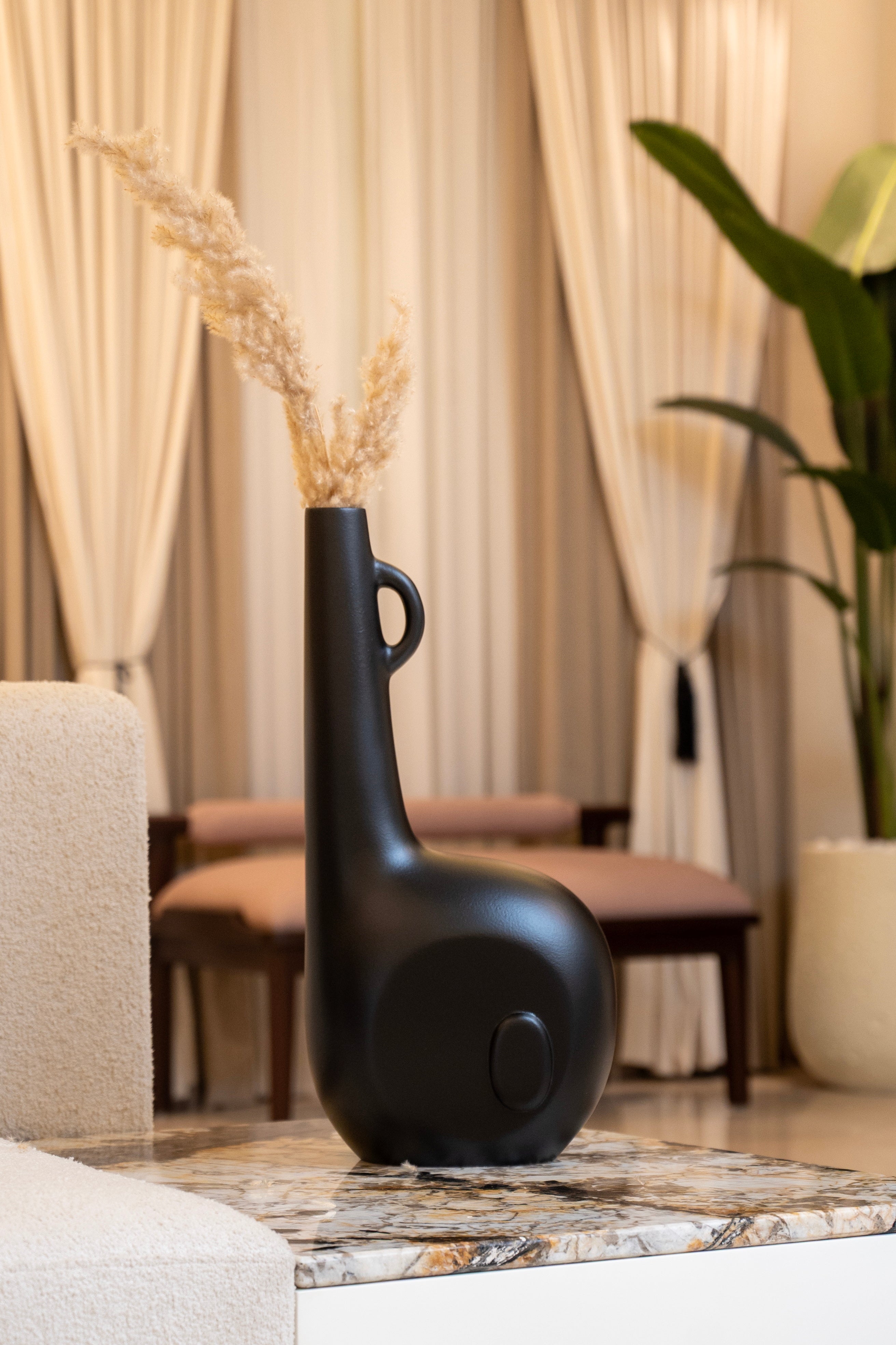 Earth Mark Abstract Sculptural Vase